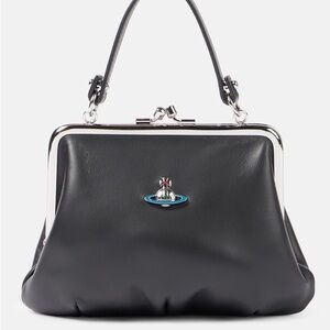 Vivienne Westwood: Kisslock Saturn Logo Mini Emma Granny Frame Crossbody Bag